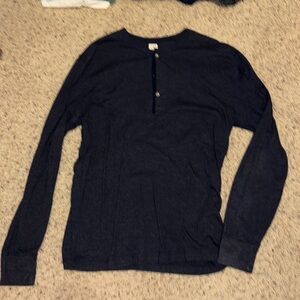 Blue men’s medium long sleeve jcrew shirt.